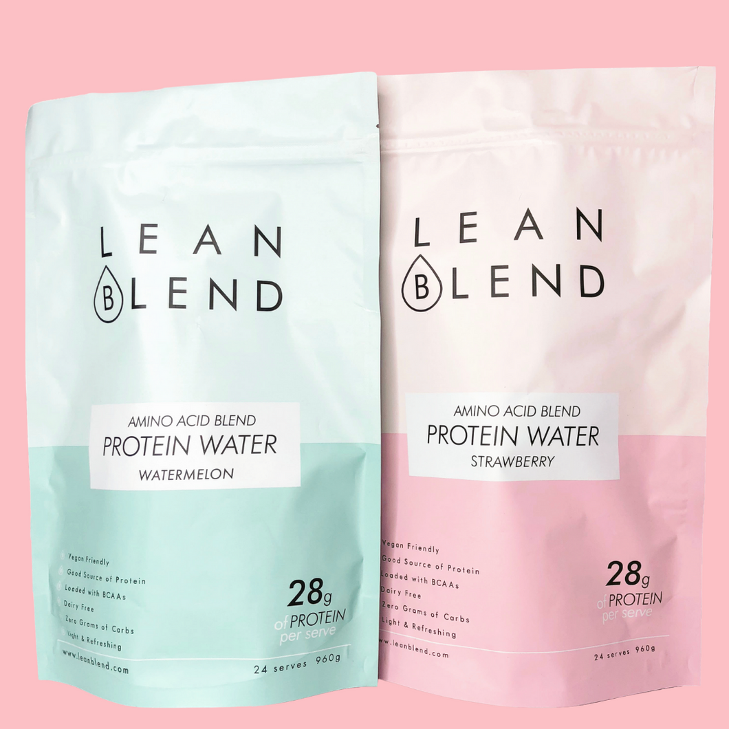 Protein Water Bundle - Strawberry & Watermelon - Lean Blend
