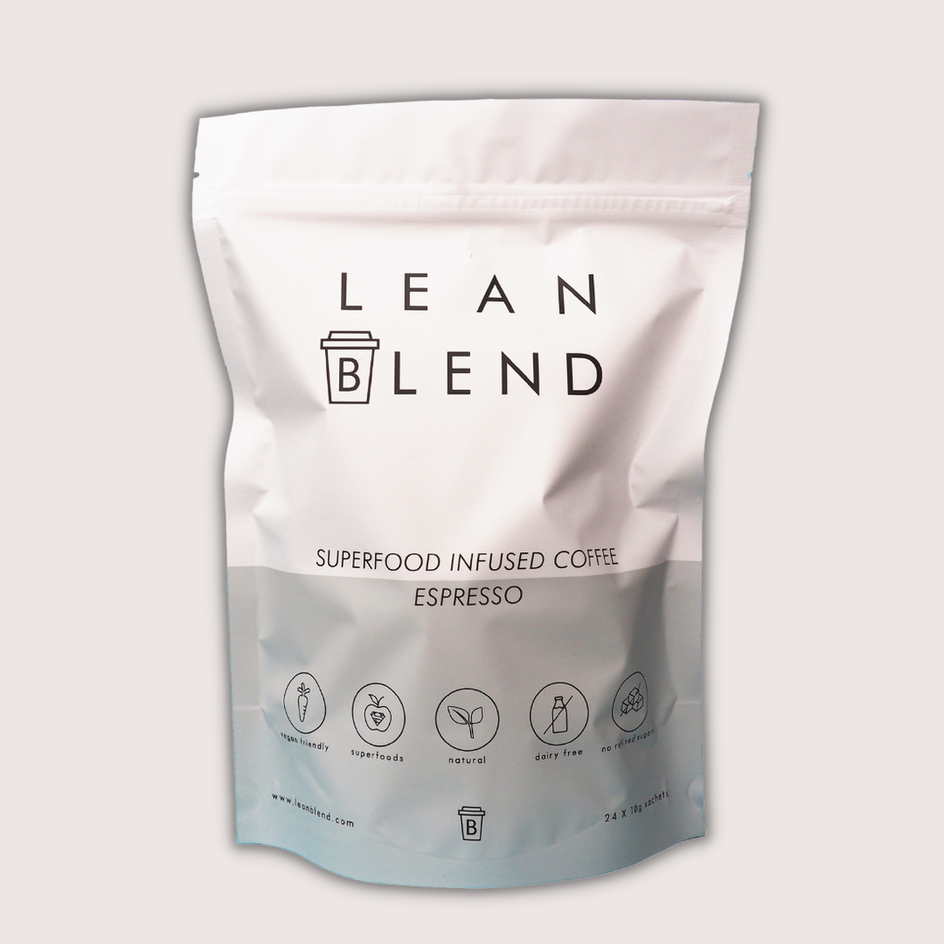 Superfood Infused ESPRESSO 24 sachets - Lean Blend