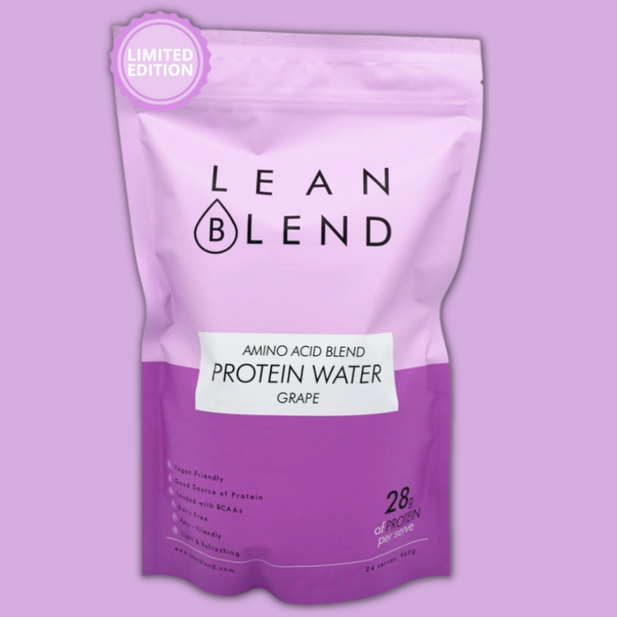 NEW Grape Protein Water 24 serves - Lean Blend